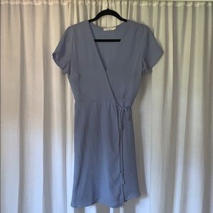 Lush Wrap Mini Dress